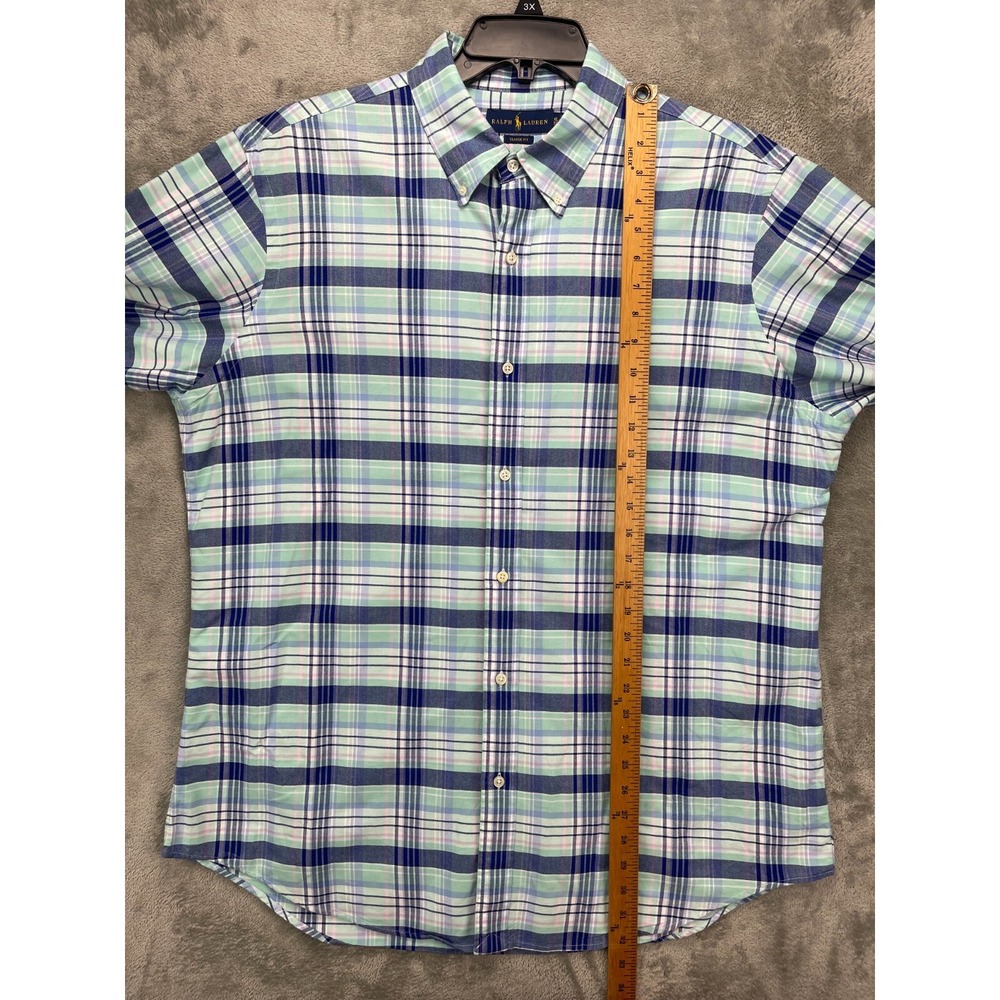 Ralph Lauren Men's Classic Fit Shirt XL Long Sleeve Multicolor Plaid Button Up - Picture 3 of 9
